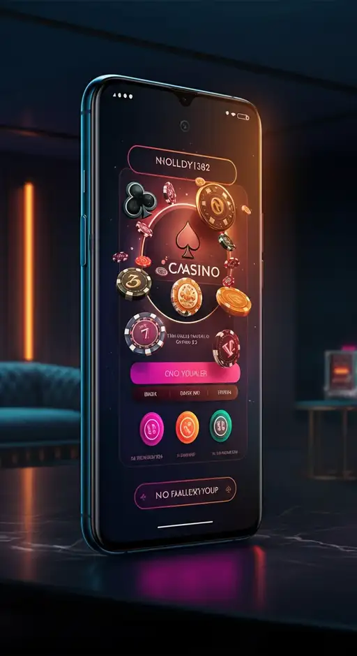 Igobet Casino mobiele applicatie interface met slots en bonussen op een smartphone